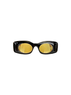 Candy Sunnies in Black/White/Yellow