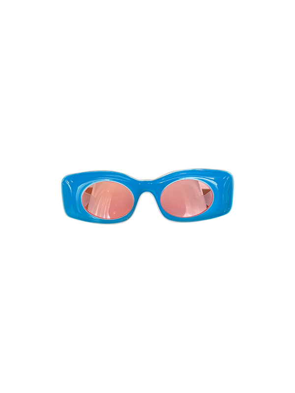 Candy Sunnies in Turquoise/White/Pink