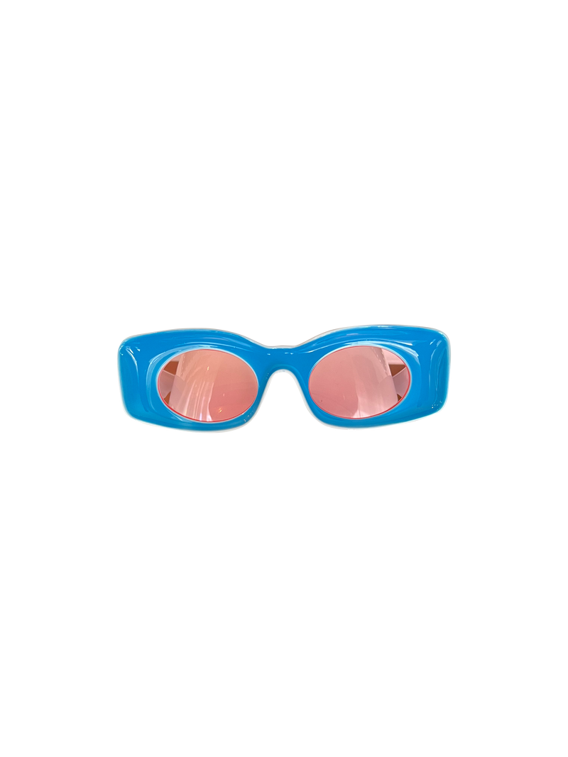 Candy Sunnies in Turquoise/White/Pink
