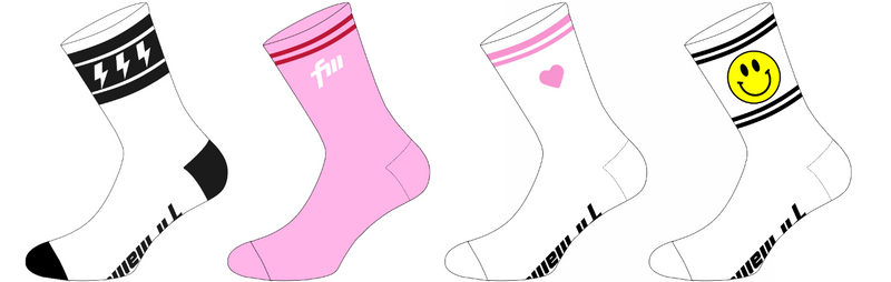 Classic Rib Tube Socks Pack of Four