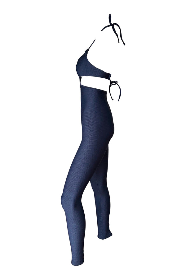 Unitard ARIA in Navy Jacard