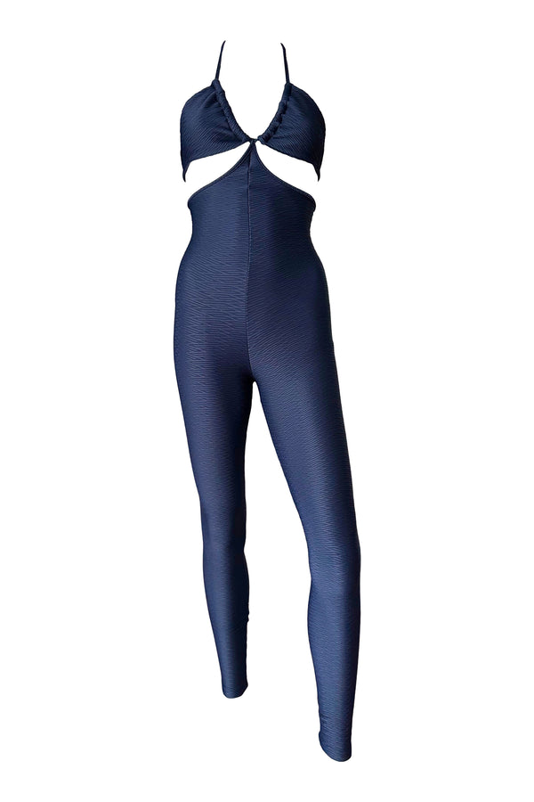 Unitard ARIA in Navy Jacard