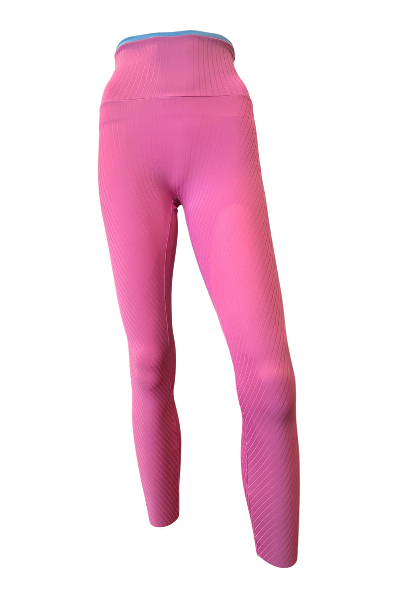 Cotton High-Waist Leggings - Apparel - PINK