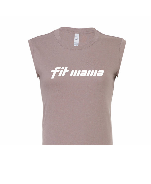 FITMAMA tee in Pebble