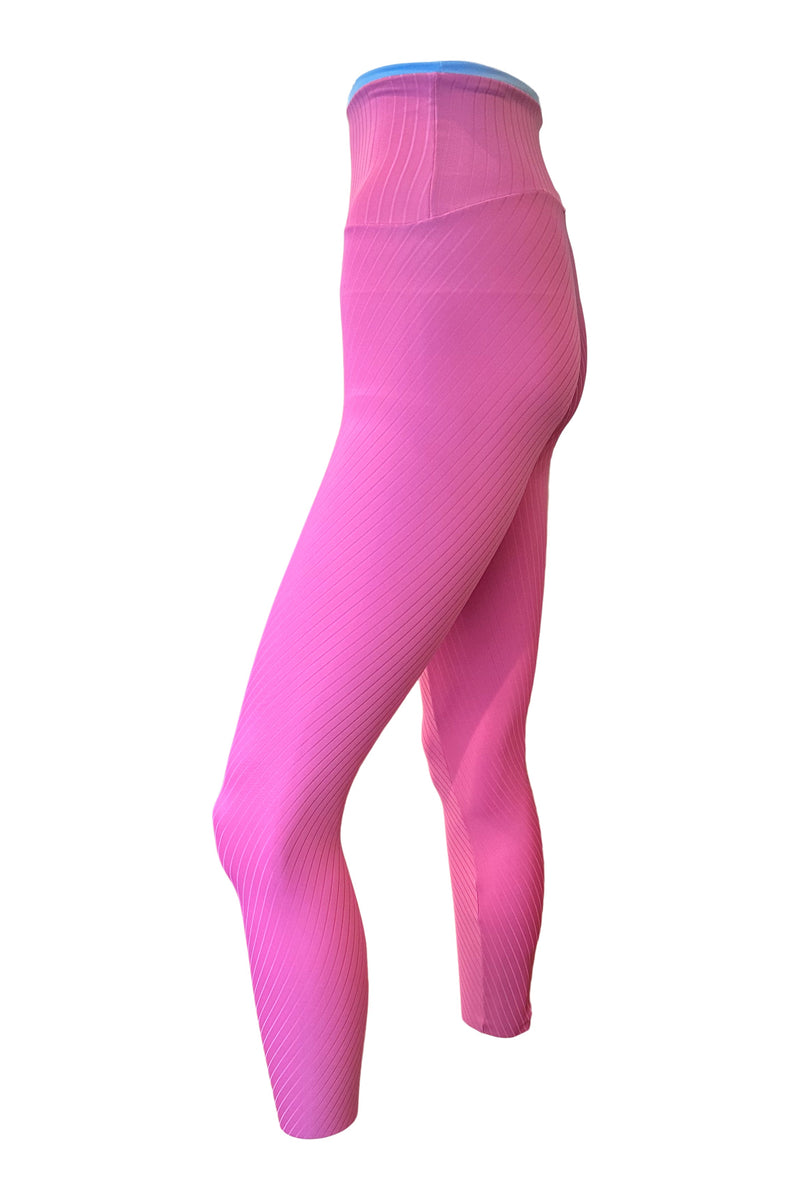 Legging Core Control in Cotton Candy/Baby Blue