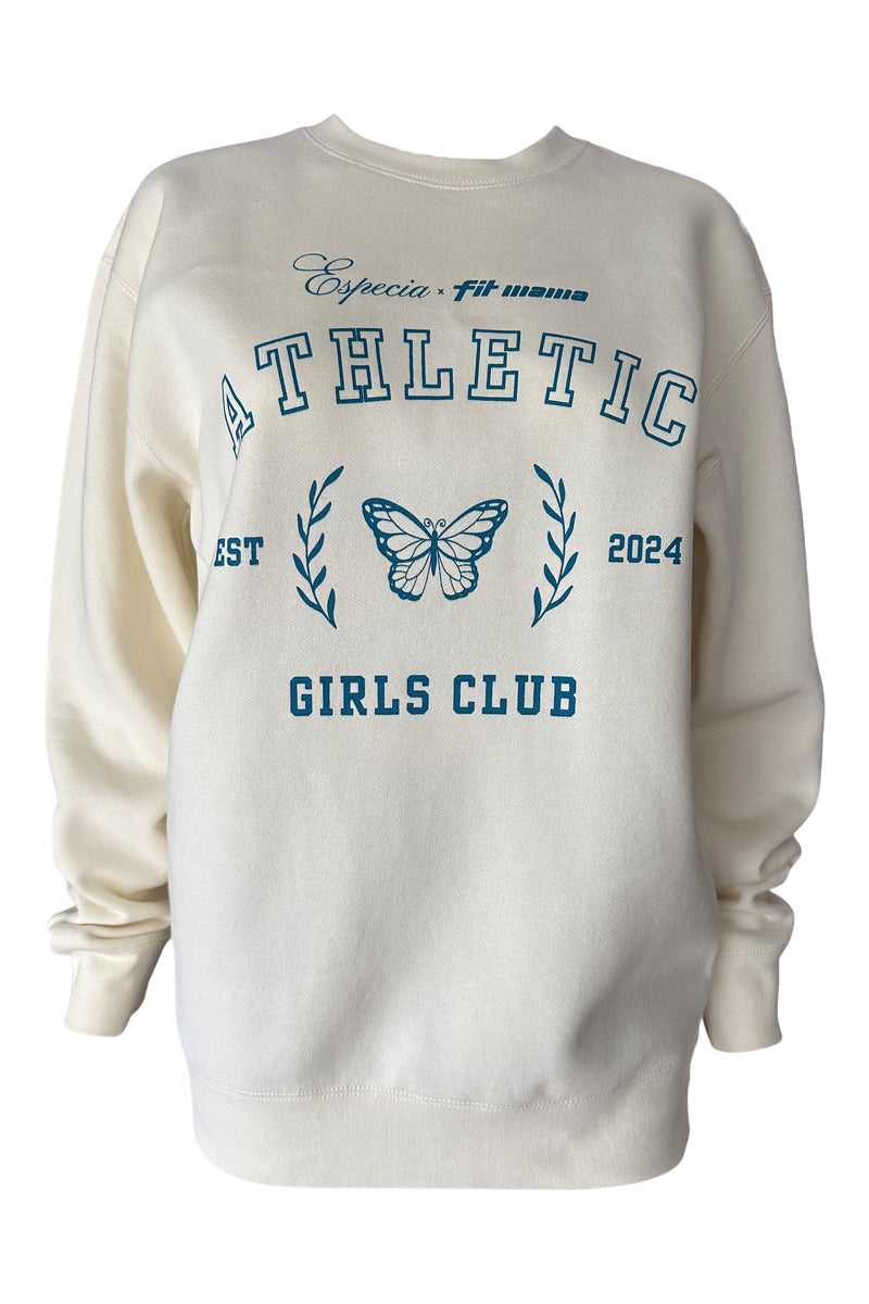 ESPECIA x FITMAMA Girl Club Sweatshirt Bone