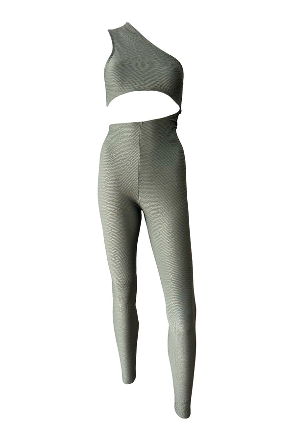 Unitard Celele in Tarragon Jacard