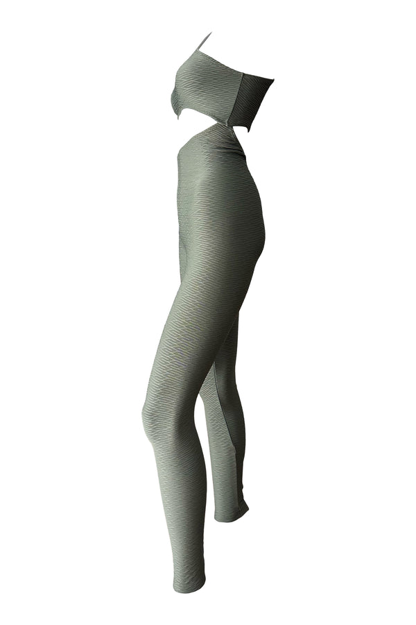 Unitard Celele in Tarragon Jacard