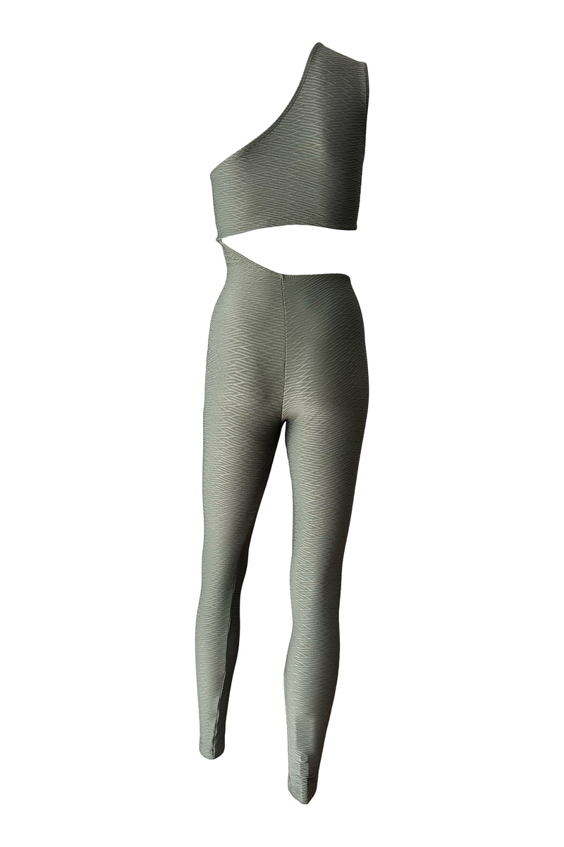 Unitard Celele in Tarragon Jacard