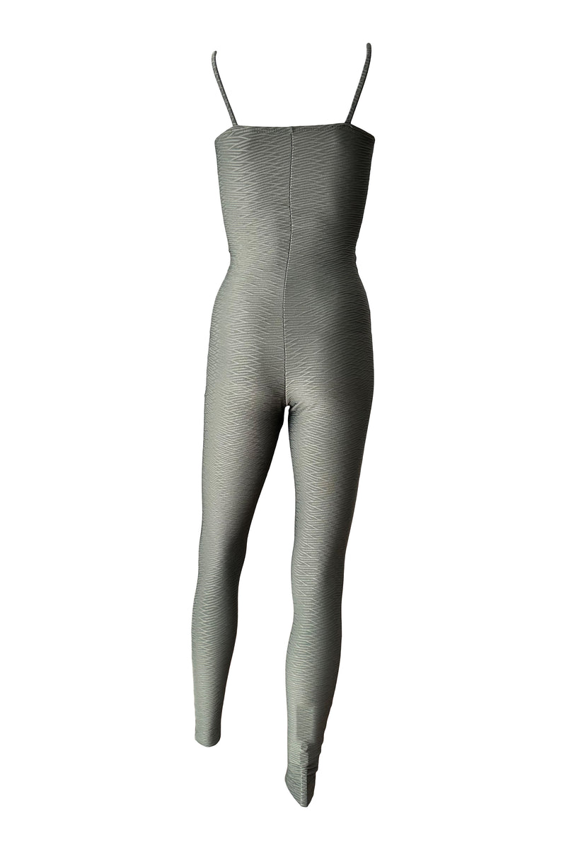 Unitard Gael in Tarragon Jacard