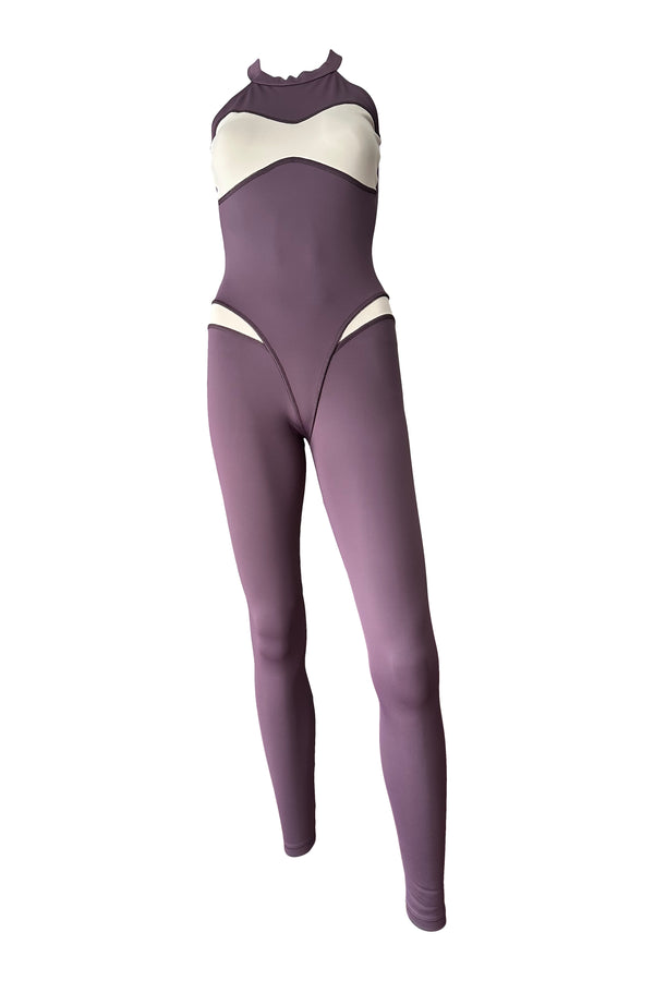 Unitard Odessa in Purple Basil - PREORDER