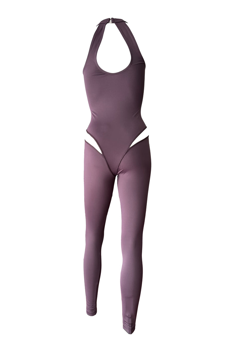 Unitard Odessa in Purple Basil - PREORDER