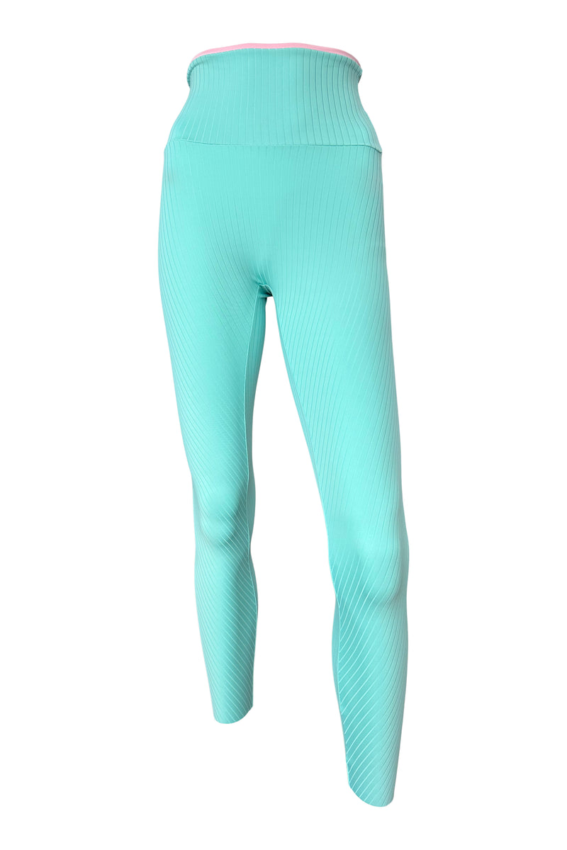 Legging Core Control in Mint/Baby Pink