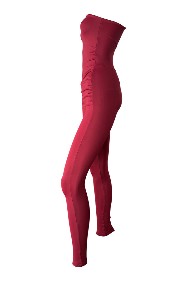 Unitard Cecille in Merlot
