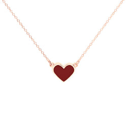 The Georgia Alexandra X Fitmama Enamel Heart Necklace - PREORDER