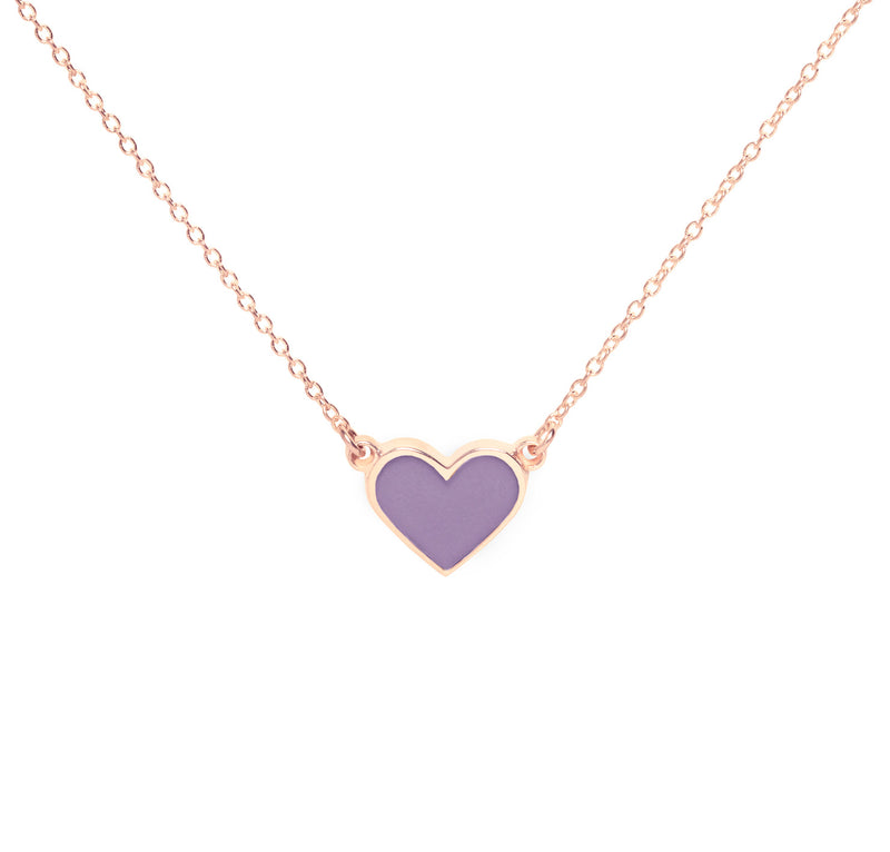 The Georgia Alexandra X Fitmama Enamel Heart Necklace - PREORDER