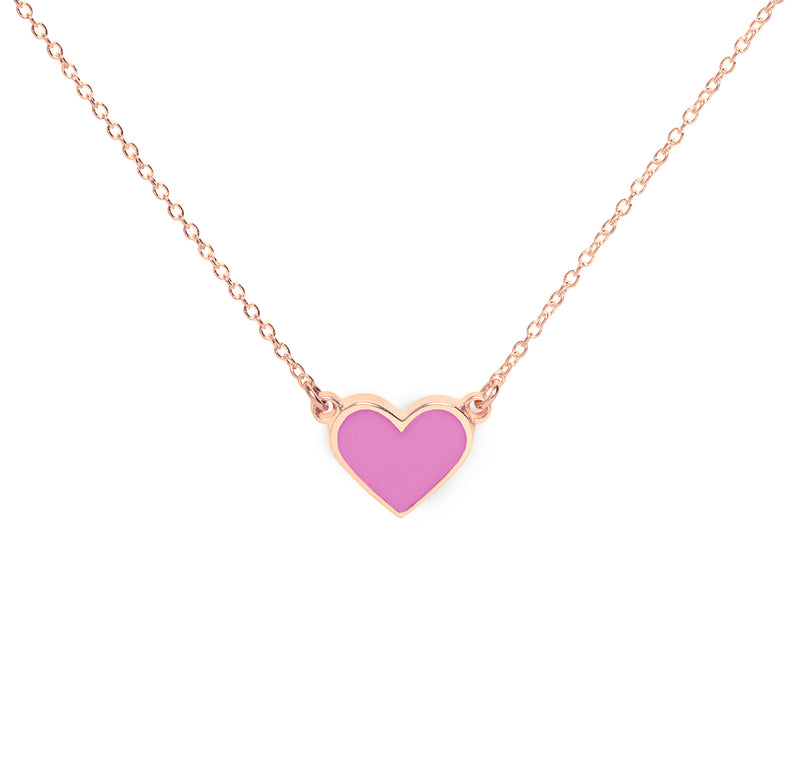 The Georgia Alexandra X Fitmama Enamel Heart Necklace - PREORDER