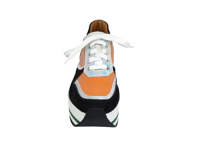 Victoria Low Top Maxi Platform Apricot