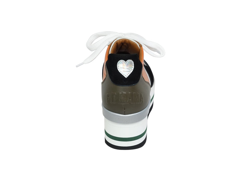Victoria Low Top Maxi Platform Apricot