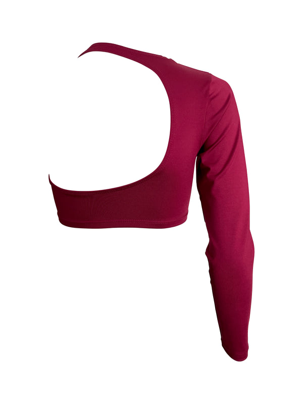 Zale Cami Single Sleeve Cutout Sasha Garnet Rose