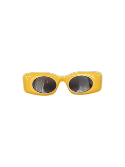 Candy Sunnies in Yellow/White/Gray