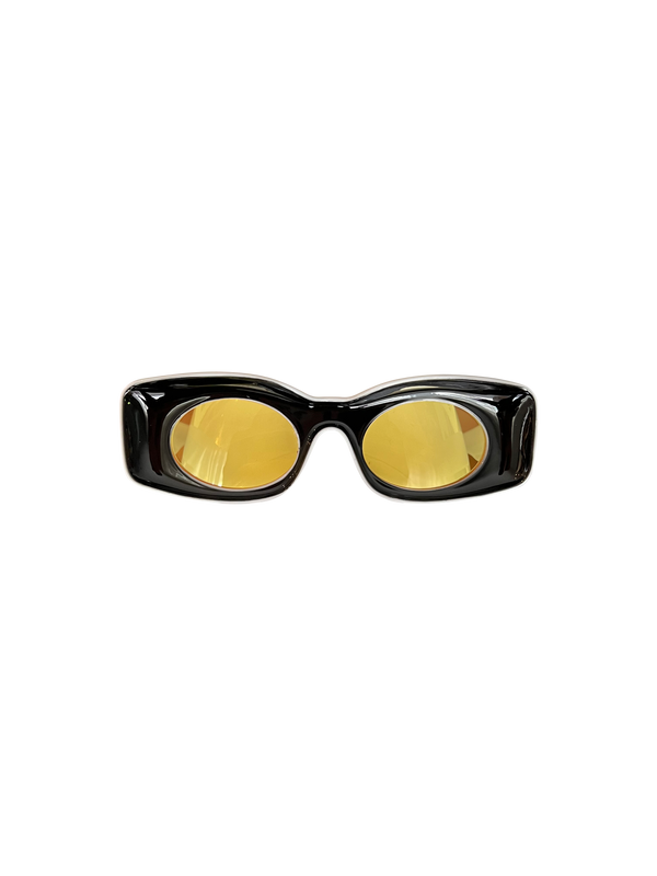 Candy Sunnies in Black/White/Yellow