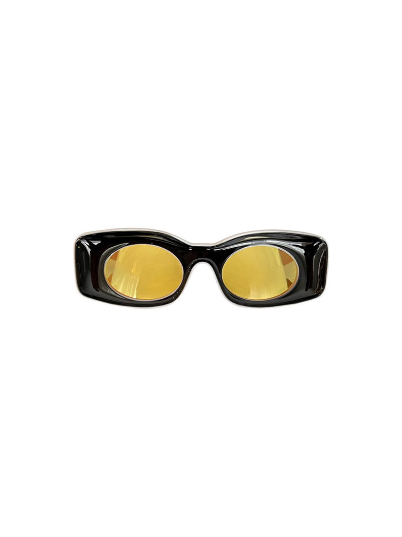 Candy Sunnies in Black/White/Yellow