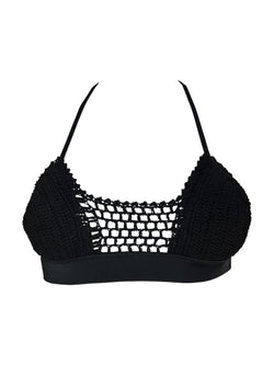 Zale Bralette LOLA Crochet en Negro