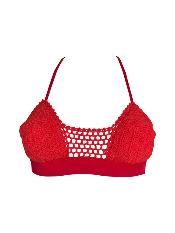 Zale Bralette LOLA Crochet in Red