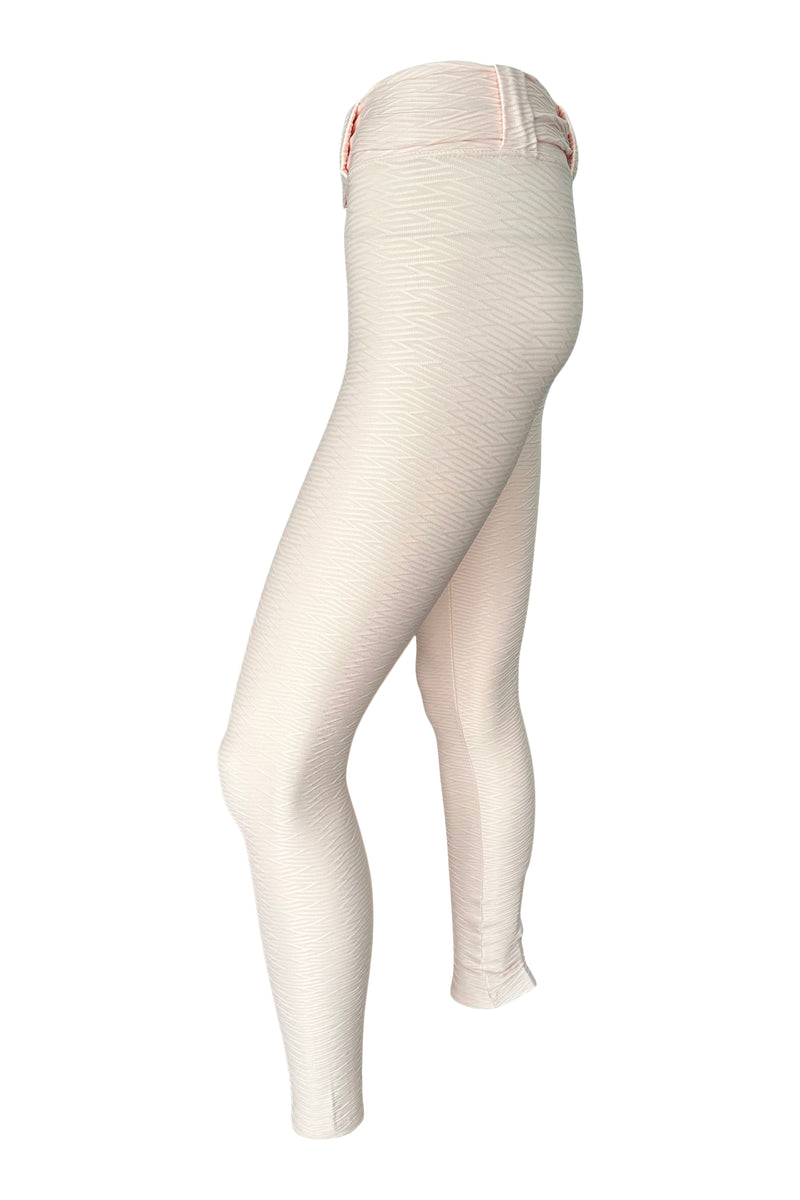 Legging con cinturón en crema de mantequilla