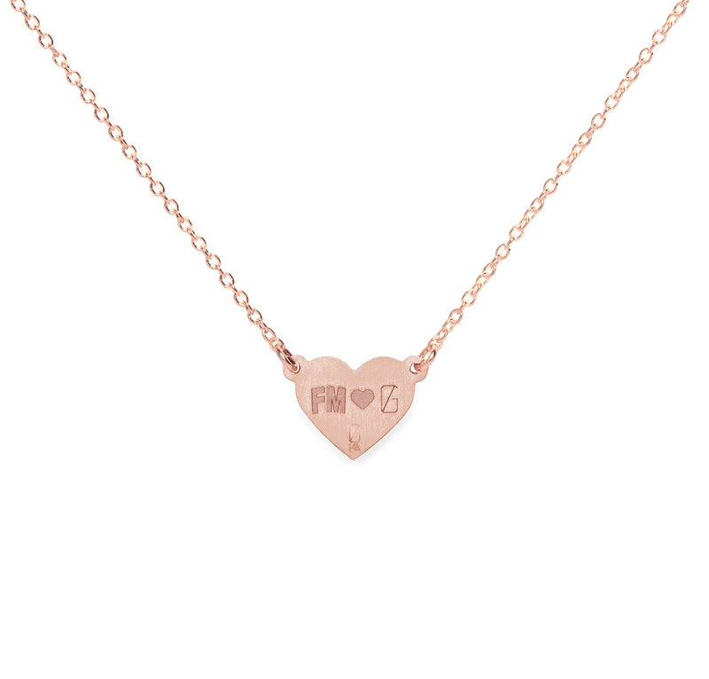 The Georgia Alexandra X Fitmama Enamel Heart Necklace - PREORDER