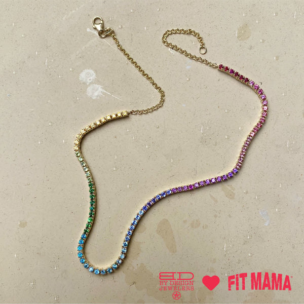 The By Design X Fitmama SPECTRUM Necklace - PREORDER